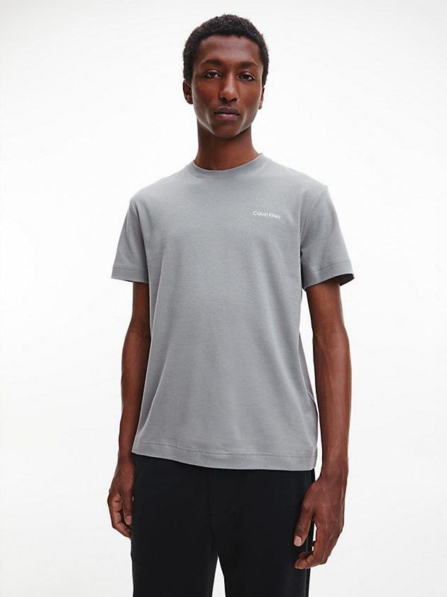 Calvin Klein USA Organic Cotton Mens T-Shirt Grey 3670895-VI